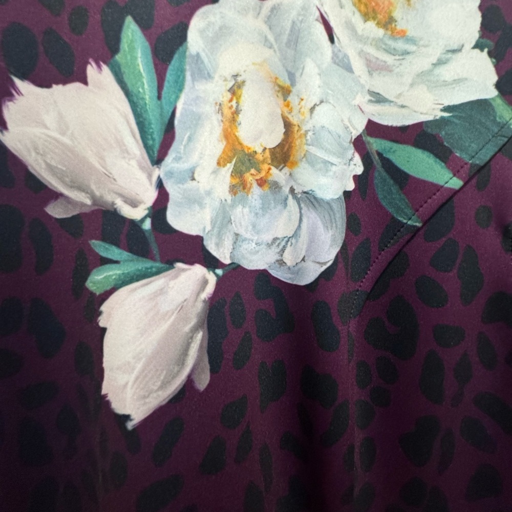 Ted Baker Purple Floral Women’s Dress NEVER WORN - Picture 2 of 12